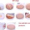 SelfTek Empty Foundation Puff Box Air Cushion Container for DIY BB/CC Cream Liquid Foundation with Mirror and Sponge Puff