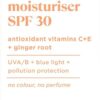 Simple Protect 'N' Glow Triple Protect Moisturiser SPF 30 3x protection against UVA & UVB rays, blue light and pollution all-day hydrating face cream 40 ml