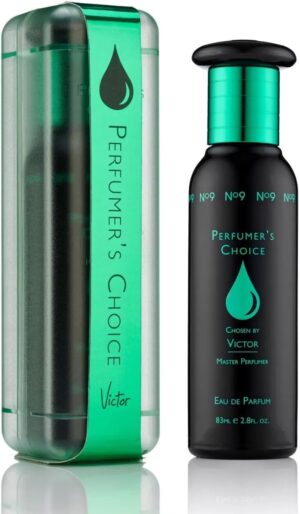 PERFUMER'S CHOICE No 9 Victor Perfume for Men. 83ml Eau de Parfum, Luxury Fragrance - Mens Aftershave, Long Lasting Fragrance by Milton-Lloyd