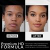 Cream To Powder Foundation by Flori Roberts, Full Coverage for Women of Color or Deeper Skin Tones, Long Lasting Makeup, Matte Finish, Covers Uneven Complexion and Hides Imperfections, 0.30 oz