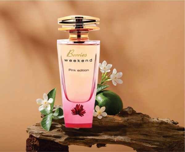 Sapphire’s choice - Berries Weekend Pink Edition | Berries Weekend + Deodorant Spray 50ml Eau De Parfum for Women 100ml | Iris, Peach and Floral Fragrance Perfume | Berries Weekend Perfume for Women