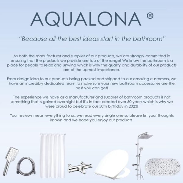 AQUALONA® Aquacapri Shower Column, Overhead and Handheld Shower with 5 Different Sprays Brass Exchange Valve, 2 Hoses Included (Aquacapri Shower Column)