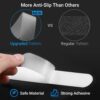 ecooe 16 Pieces Non Slip Stickers Shower Stickers Bath Safety Strips Transparent Self-Adhesive Non Slip Strips Stickers for Bathtubs Showers with Acrylic Board for Positioning