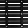 MantraRaj Bamboo Duckboard Bath Mat Anti Slip Mat Spa, Bath, Shower Bathroom Decor Easy to Clean Water Resistant Shower Mat Slatted Duckboard Design Multipurpose Bath Mat (Black)