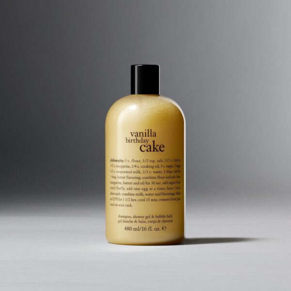 61mtjQzFbJL._AC_SL1500_.jpg philosophy vanilla cake shower gel | 480ml | bubble bath | body wash
