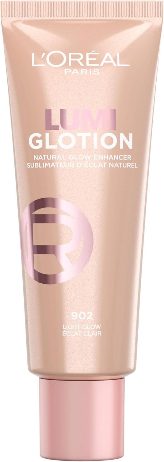 L'Oréal Paris Glow Enhancer, 24h Hydration with Shea Butter and Glycerin, Paradise Lumi Glotion, Shade 902: Light Glow, 40 ml