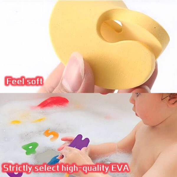 36 Pcs Bath Letters And Numbers, Learn Baby Foam Bath Letters And Numbers, Removable Educational Alphabet Toys, Preschool Children'S Learning Toys, for Bathroom, Baby Shower, Toddlers Kids Toy