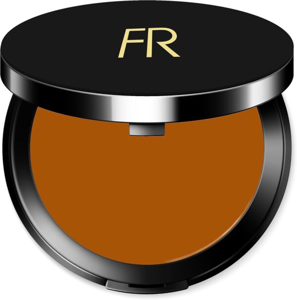 Cream To Powder Foundation by Flori Roberts, Full Coverage for Women of Color or Deeper Skin Tones, Long Lasting Makeup, Matte Finish, Covers Uneven Complexion and Hides Imperfections, 0.30 oz