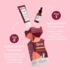 Q+A Hydrating Heroes Skincare Gift Set – A Giftset with Hyaluronic Acid Facial Serum 30ml, Daily Moisturiser 75ml for Dry, Dehydrated Skin, Vegan, Cruelty-Free, for Soft, Supple Complexion