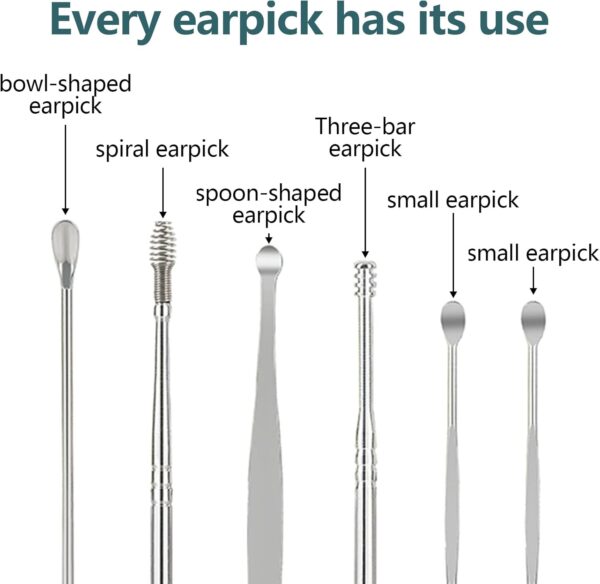 Stainless Steel Nail Clippers and Ear Picking Set, Professional Large Opening Toenail Clippers, Ergonomic Nail Care Tools, Precision Nail Cutters for Thick Nail, Include Ear Scoop for Ear Wax Removal