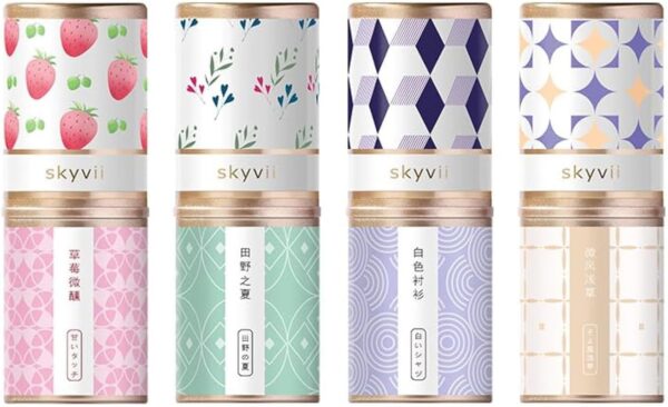 Grospe 4PCS Solid Balm Sets Solid Perfume Portable Pocket Balm Perfume Perfect for Travel Use Natural Fragrance Perfume for Men and Women