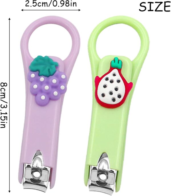 6 Packs Nail Clippers, Cute Nail Care Kit Sturdy Nail Trimmer Fingernail Clippers for Women Girls