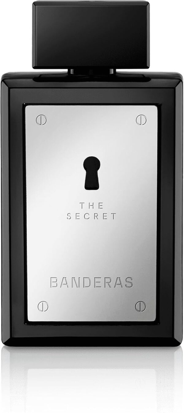 Banderas Perfumes - The Secret - Eau de Toilette for Men - Long Lasting - Elegant, Sexy and Masculine Fragance - Fruity and Leather Notes - Ideal for Day Wear - 100 ml