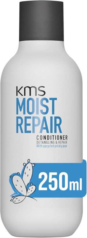 KMS MoistRepair Conditioner for Dry, Damaged Hair, 250ml, Detangling and Repair, with Upcycled Prickly Pear, Vegan Formula