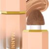 OKAQEE Bronzer Contour Stick - Cream Wand- Liquid With Cushion Applicator - Smooth Natural Matte Finish Wand - Beauty Products Makeup Effect (Caramel Tan)