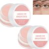2 PCS Under Eye Brightener Concealer, Korean Makeup Eye Colour Corrector for Dark Circles, Instant-Anti Aging Eye Concealer