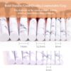 Makeup Brushes HEYMKGO Professional Marble Makeup Brush Set, Soft and Odor-free Natural Synthetic Bristles,10PCS + 2 Sponge Puff + Marble Pattern Cosmetics Bag