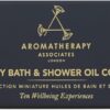 Aromatherapy Associates Discovery Collections Miniature Bath & Shower Oil Set, 10 x 3 ml, 100% Natural Formulation Infused Body Oil Body Treatment Home SPA