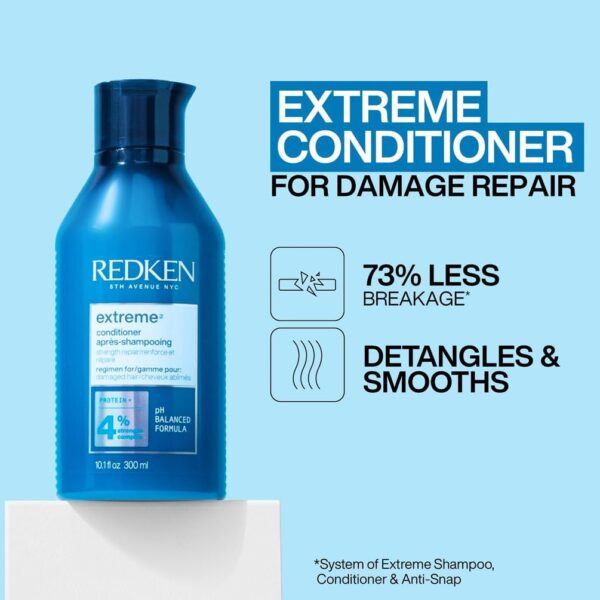 REDKEN Conditioner, For Damaged Hair, Protein, Strength Repair, Extreme