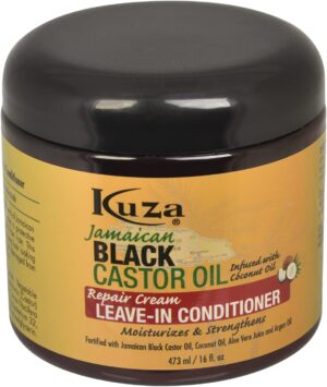 Kuza Naturals Jamaican Black Castor Oil Repair Cream Leave in Conditioner 473 ml