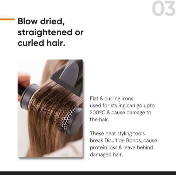 Minimalist Serum for Repairing Damaged Hair | Maleic Bond Repair Complex 05% Hair Serum with Amino Acids, Argan Oil & Squalane | For Women & Men | For All Hair Types | 50 ml