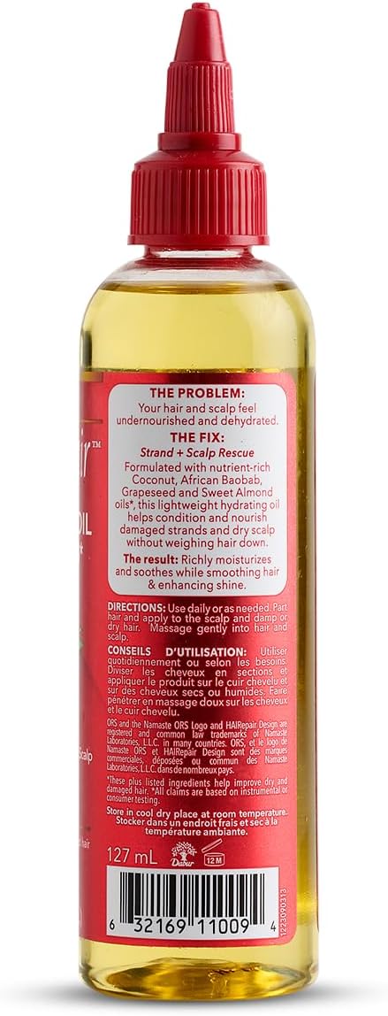 ORS HAIRepair Vital Oils for Hair Repair & Strengthening | Nourishing Blend with Natural Oils for Healthy, Shiny, & Strong Hair
