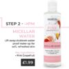 Creightons Pink Grapefruit Gently Cleansing Micellar Water (250ml) - Draws out dirt, impurities and make-up to tone and soothe skin, Dermatologically tested.