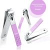 Nail Kit, Manicure Kit, Nail Care Kit For Women, Manicure Pedicure Set, Nail Clippers Toenail Clippers Kit, Professional Manicure Kit Pedicure Kit, purple Travel Case, Set of 12. ﻿