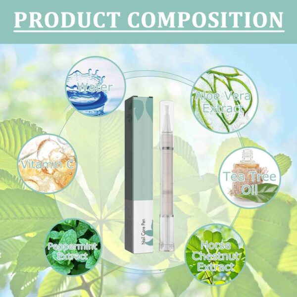 2 PCS Nail Care Pen, Nail Growth Serum, Nail Treatment Pen, Cuticle Oil For Nails, Nail Growth Treatment Pen, Nail Growth Treatment Nourishment Cuticles, Foot Care Nail Repair Pen