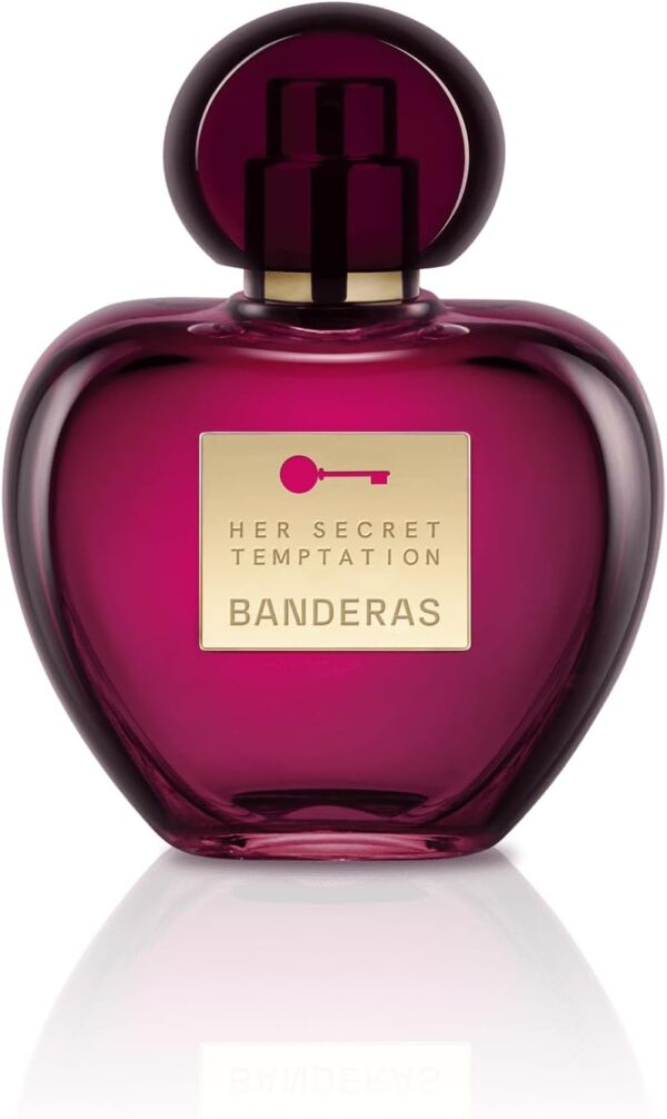 Banderas Perfumes - Her Secret Temptation - Eau de Toilette for Women - Long Lasting - Romantic and Femenine Fragance - Oriental and Sweet Notes - Ideal for Day Wear - 50 ml