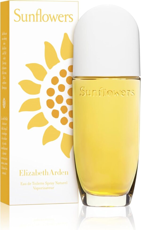 Elizabeth Arden Sunflowers Eau de Toilette, 50ml, floral perfume, luxury fragrance for women