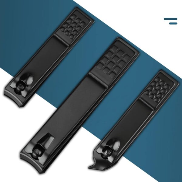 61tKlC2nN3L._AC_SL1500_.jpg Manicure Set Nail Clippers Pedicure Kit -12PCS Stainless Steel Manicure Kit, Professional Grooming Kits, Nail Care Tools with Luxurious Travel Leather Case Gift Box (Black, 12)