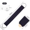 KASURE Exfoliating Back Scrubber for Shower & Bath Towel, Double-Side Use Exfoliate Washcloth Bath Tool, 37 Inches Back Washer with Handles, Shower Back Scrubber （2* Invisible Hook Included）