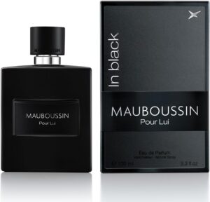 Mauboussin - Pour Lui In Black 100ml (3.3 Fl Oz) - Eau de Parfum for Men - Woody & Oriental Scents