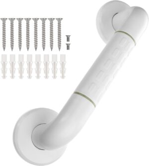 Bathroom Grab Bar Anti Slip Grab Rails Shower Safety Handle Grab Bar Handles Bath Support Rail Towel Rails for Bathtub Toilet Bathroom Kitchen Stairway Handrail