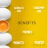 Vatika Naturals Egg Protein Multivitamin Hair Mask - 500 g, Conditions, Repairs, & Strengthens, With Goodness Of Natural Egg, Promote Deep Conditioning, Natural & Brighter Look