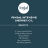 Fenjal Intensive Shower Oil, Lightly Foaming Milk, Smooth & Hydrating, Bergamot & Vanilla, 225 ml