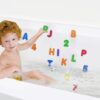 36 Pcs Bath Letters And Numbers, Learn Baby Foam Bath Letters And Numbers, Removable Educational Alphabet Toys, Preschool Children'S Learning Toys, for Bathroom, Baby Shower, Toddlers Kids Toy