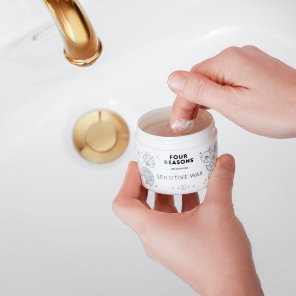 Four Reasons No Nothing Sensitive Wax - Fragrance- Styling Wax - Gives Structure and Strong Hold | 100% Vegan | 100 ml