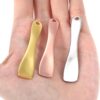 Mabor 3 PCS Skincare Spatula Metal Cosmetic Spoon Applicator Beauty Spa Mini Spoon Skin Care Cream Mask Makeup Tools for DIY Mask Mixing