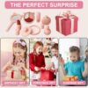 HOTUT Kids Makeup Sets For Girls Toys, 8pcs Silicone Pretend Makeup Toy Set, Girls Toys Children Makeup Set Washable Make Up Set for Little Girls, Childrens Princess Pretend Play Games Toys Presents