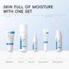 Quiyum Hyaluronic Acid Skincare Set, Hydrating Face Care Kit for Dry & Normal Skin, Facial Cleanser,Toner,Serum,Eye Cream,Face Cream, Pamper Gift Set for Women Teenage Girls Mom Birthday, Travel Kit