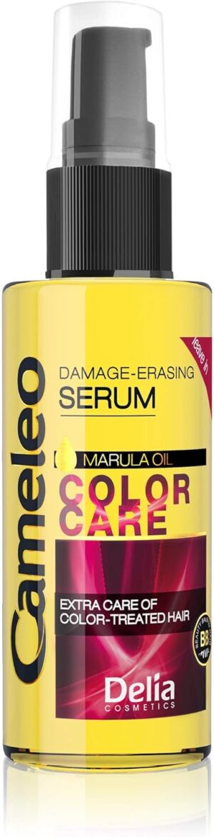 Cameleo - Marula Oil Hair Serum - Color Care Repair Serum for Damaged, Dry, Bleached Hair - On Wet & Dry Hair - No Rinsing - Paraben Free - 55ml