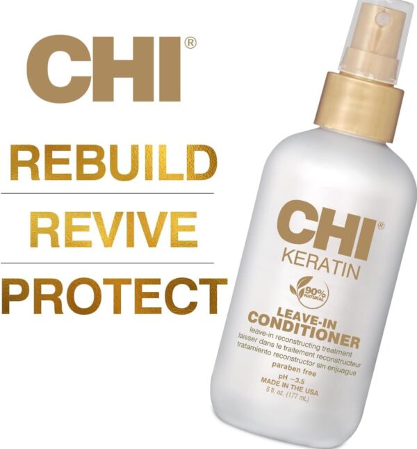 Maintain. Repair. Protect. by CHI Keratin Leave-in Conditioner 177ml