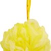 Bodylife Body Buffer, Puff, Exfoliating Bath & Shower Body Pouf, Scrunchie, Body Scrubber Yellow & White 55g Twin Pack
