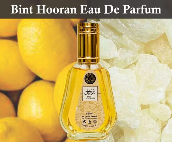 Bint Hooran Edp Eau De Parfum for Women 50ml | Sandalwood, Bergamot and Amber Arabian Perfume Fragrance | Women's Perfume Made in Dubai by Sapphire’s Choice