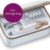 Beurer MP64 Manicure and Pedicure Set, Cordless Electric Nail File with 10 Attachments and Powerful Battery, Precision light, Nail Drill with Storage Case for at-home use