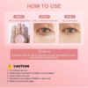 2 PCS Under Eye Brightener Concealer, Korean Makeup Eye Colour Corrector for Dark Circles, Instant-Anti Aging Eye Concealer