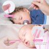 Vicloon Baby Nail Kit, 5-in-1 Baby Nail Care Set, Baby Nail Care Tool, Baby Manicure Set Includes Nail Clippers, Scissor, Earpick, Nail File and Tweezer for Newborn Infant Toddler