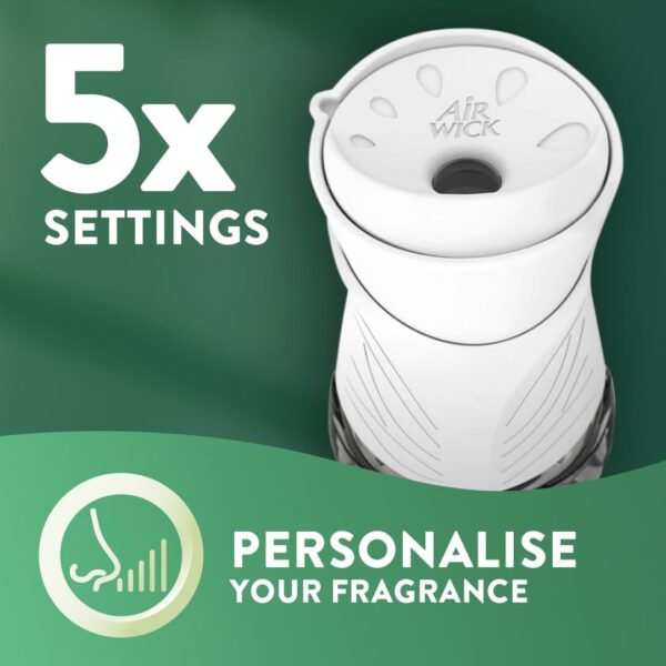 Air Wick Plug in Diffuser Kit, Purple Lavender Meadow, 1 Device & 1 Refill (19ml), Long Lasting Fragrance, Lasts up to 100 days, Plug in Air freshener